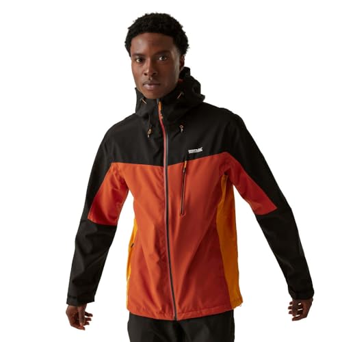 Regatta Birchdale Jacke M, Rot Ocker / Schwarz