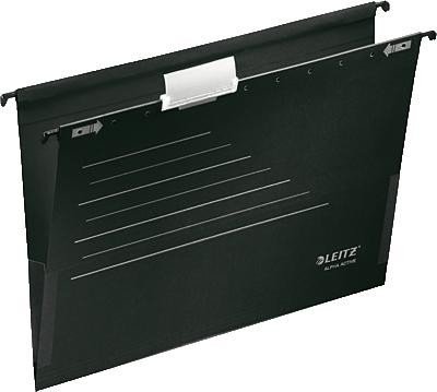 Leitz Alpha Active Hängetasche, A4, Mit Fröschen, Schwarz, 5 Pezzi