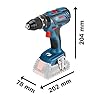 Bosch Professional 18V System Akku Schlagbohrschrauber GSB 18V-28 (inkl. 2.0Ah Akku, 4.0Ah Akku, Ladegerät GAL 18V-20, L-Case Pick&Click mit 100-teiligem Zubehör-Set) - Amazon Exclusive