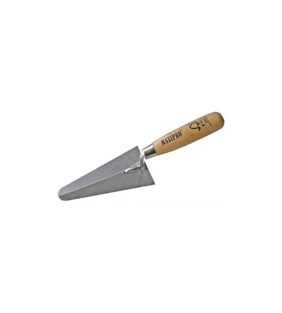 NESPOLI-Paleta de Albañil Punta Redondeada, Empuñadura Con Certificación Fsc, 14 Cm