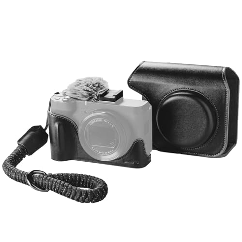 Kit de funda de cuero para Canon PowerShot V1 miniatura 1