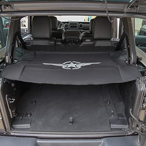 Jeep Wrangler ラングラーJL ラゲッジカーテン Amazon | SQQP ジープ・ラングラー 専用 テールボックスカーテン 車用