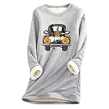 PTLLEND Damen Zip Hoodie Kapuzenpullover Sweat Jacke Langarm Kapuzenpulli Fleece Outwear Jacken Sweatjacke für Herbst Winter