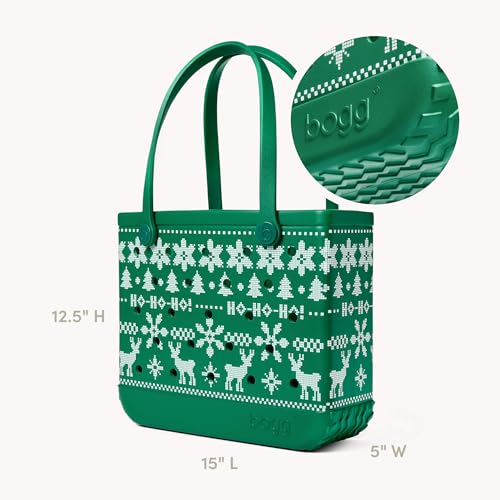 Image of BOGG BAG Medium Tote - 15 inch x 12.5 inch x 5 inch - Durable, Washable, Tip-proof - Beach, Pool, Boat, Work, Sports