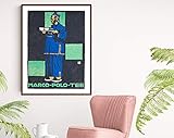 hohlwein diez Marco Polo Tee Vintage Food&Drink Poster By Ludwig Hohlwein - Poster Print, Sticker Or Canvas Print / Gift Idea / Wall Decor Art Print Size 12 x 18,16 x 24,24 x 36,27 x 40