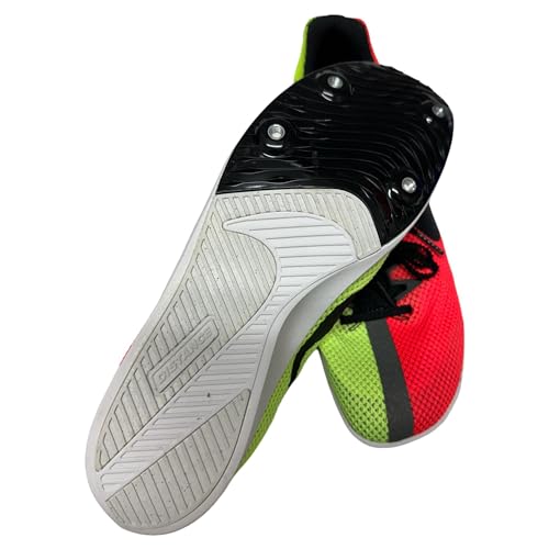 Nike Men's Zoom Rival Distance Track & Field Running Spikes Shoes Bright Crimson/Black/Volt/White #DC8725-601 - Size Mens 103