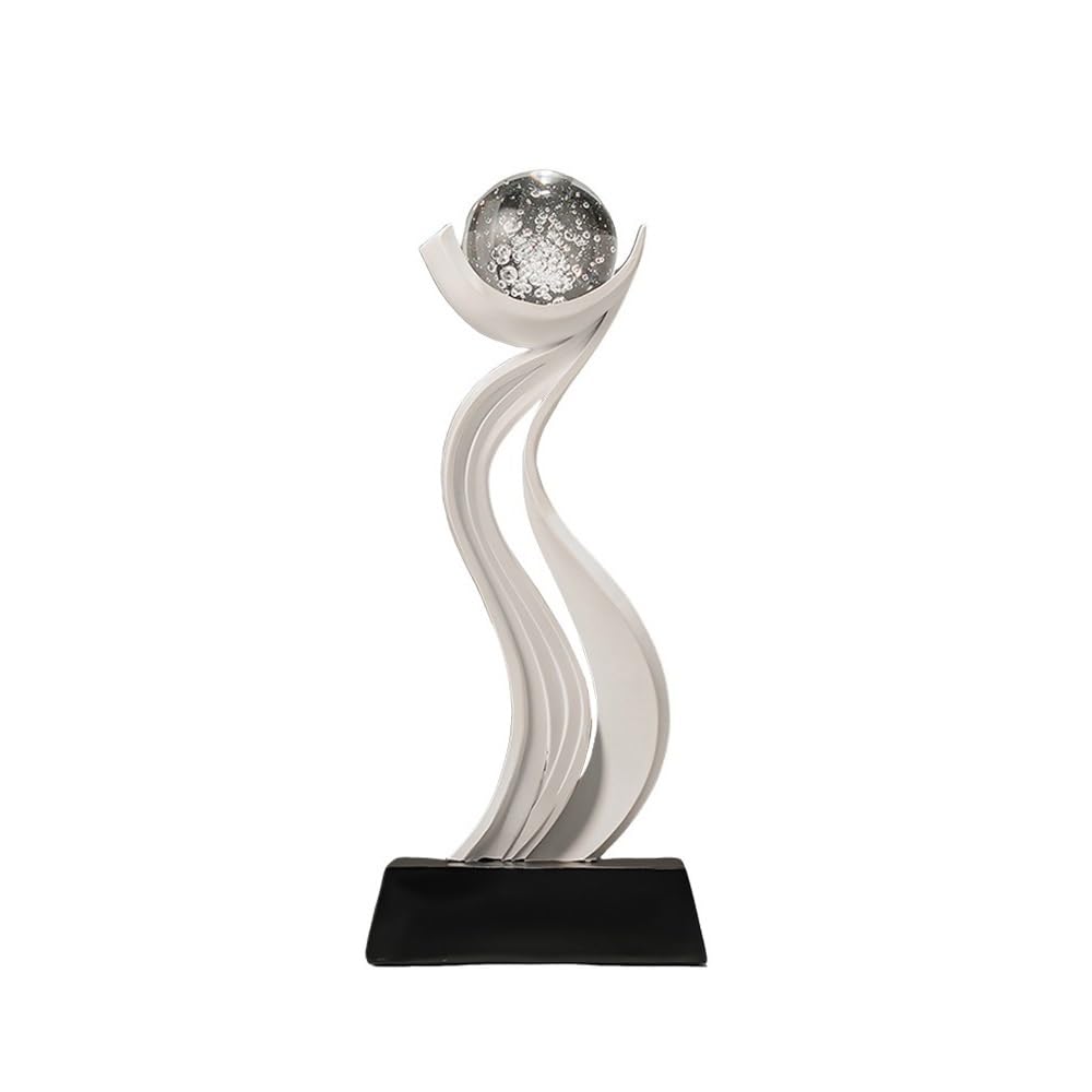 DFHS46JK Table Decorations Light Luxury Resin Ornaments 15 * 8.5 * 36cm Living Room Office Porch Wine Cabinet TV Decorations Art Statue