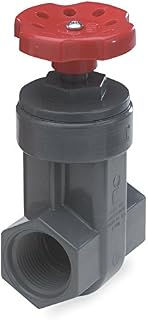 NDS GVG-1000-T 1-Inch Threaded PVC Schedule 80 Gate Valve, Gray