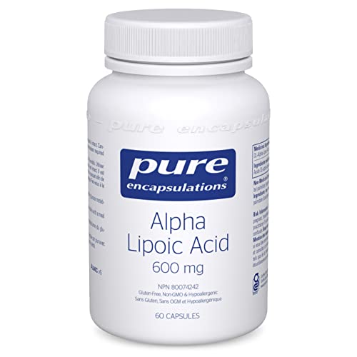 Pure Encapsulations Alpha Lipoic Acid 600 mg – ALA Supplement for Antioxidants, Cardiovascular Health & Carbohydrate Support – Premium Alpha Lipoic Acid – 60 Capsules
