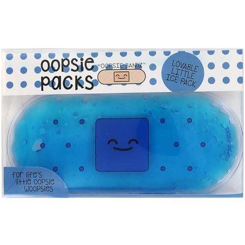 Image of Oopsie Packs Ice Pack - Set of 4 - Bandaid Style - Assorted Colors