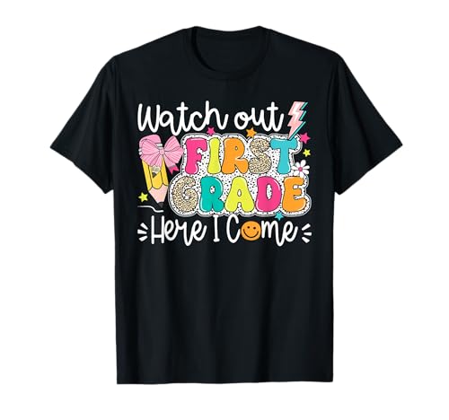 Funny Watch Out 1re année Here I Come Cute Girls Boys T-Shirt