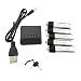 Produktbild Fytoo Ersatzteile RC Drone Ersatzakku für Wltoys V911 KV911-0005 F929 F939 RC Hubschrauber,5PCS 3.7V 200mah Lithium Batterie Akku mit 5 in 1 Ladegeräte