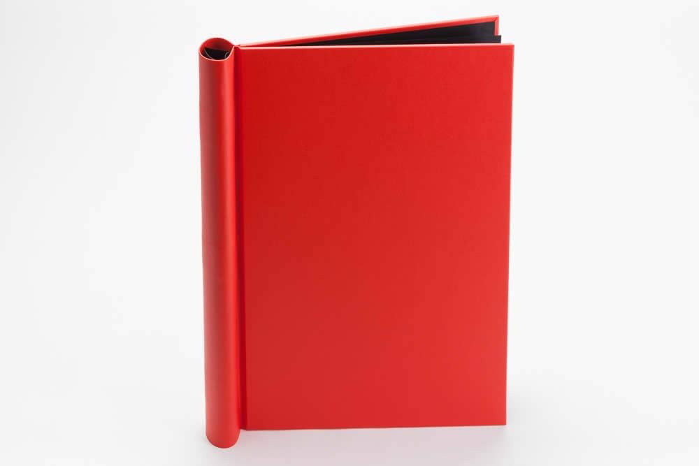 Brightly Coloured Springback Binder A4 Portrait 1-250 Pages - Red