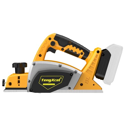 Electric Hand Planer for Dewalt 20V MAX Battery, 3-1/4 Inch Cordless Planer with Brushless Motor, 30000CPM, 2mm Cut Depth, Wood Planer for Carpentry Home DIY Woodworking(No Battery)