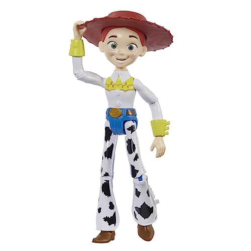 Image of Mattel Disney Pixar - Large Disney Pixar Jessie Action Figure, Approx. 31 cm, Super Poseable, Detailed Cowgirl Collectible Figure from Toy Story, Toy for Children from 3 Years HFY28