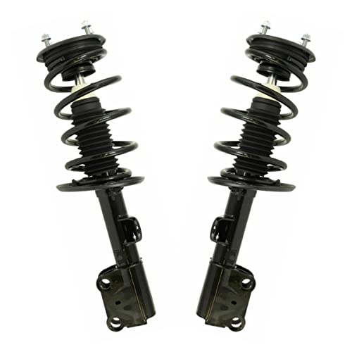 AutoShack CST272657-658PR Front Complete Struts Coil Springs Assembly Pair of 2 Driver and Passenger Side Replacement for 2013-2017 2018 2019 Ford Flex 2013-2019 Lincoln MKT 2.0L 3.5L 3.7L V6 AWD FWD