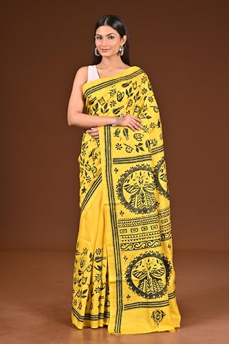 Ramshyam Collection yellow pure silk saree in pure silk – image 2