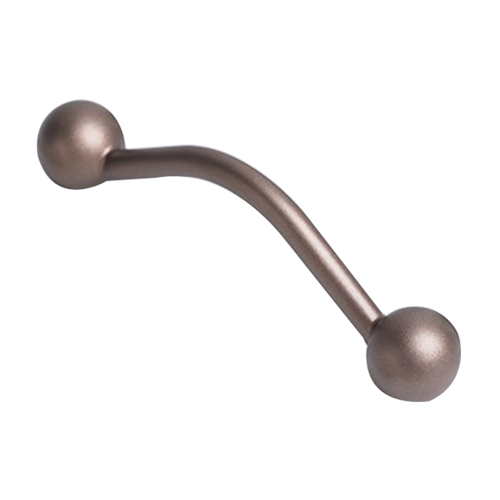 Dswzlqdxb Brown Cabinet Pulls Zinc Alloy Cabinet Knobs Country Style Handle For Dresser,Drawer Door Kitchen Hardware Home Arched Design Door Levers Multi-Coloured (Hole Spacing 96Mm,)