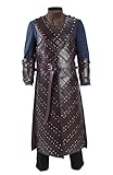Very Last Shop Hot TV Series Knight Snow Costume Leather Armor Deluxe Men Halloween Costume (US Men-L, Brown)