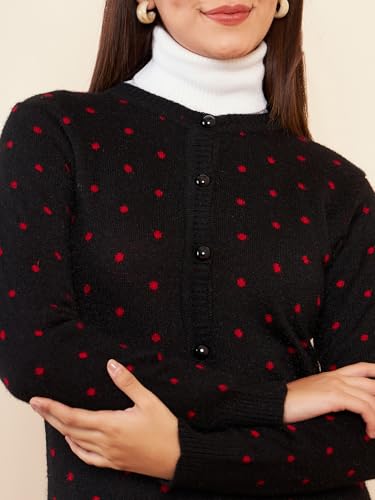 Image of Pivl Womens Winter Season Round Neck Full Sleeves Sweater /Cardigan