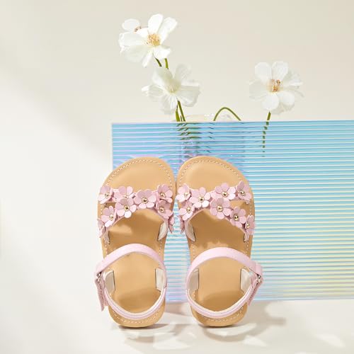 Image of GINFIVE Toddler Girls Sandals Girls Toddler Sandals Little Girls Kids Shoes