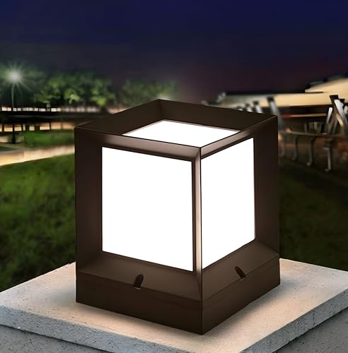 Image of twixle Gate Light for Home gate /gate lamp /gate Lamps for Outdoor Waterproof /gate Light /gate Pillar Lights for Outdoor for Stairs, Boundries, Pillar, Garden (China)(Bulb Not Included) (Pack of 1)