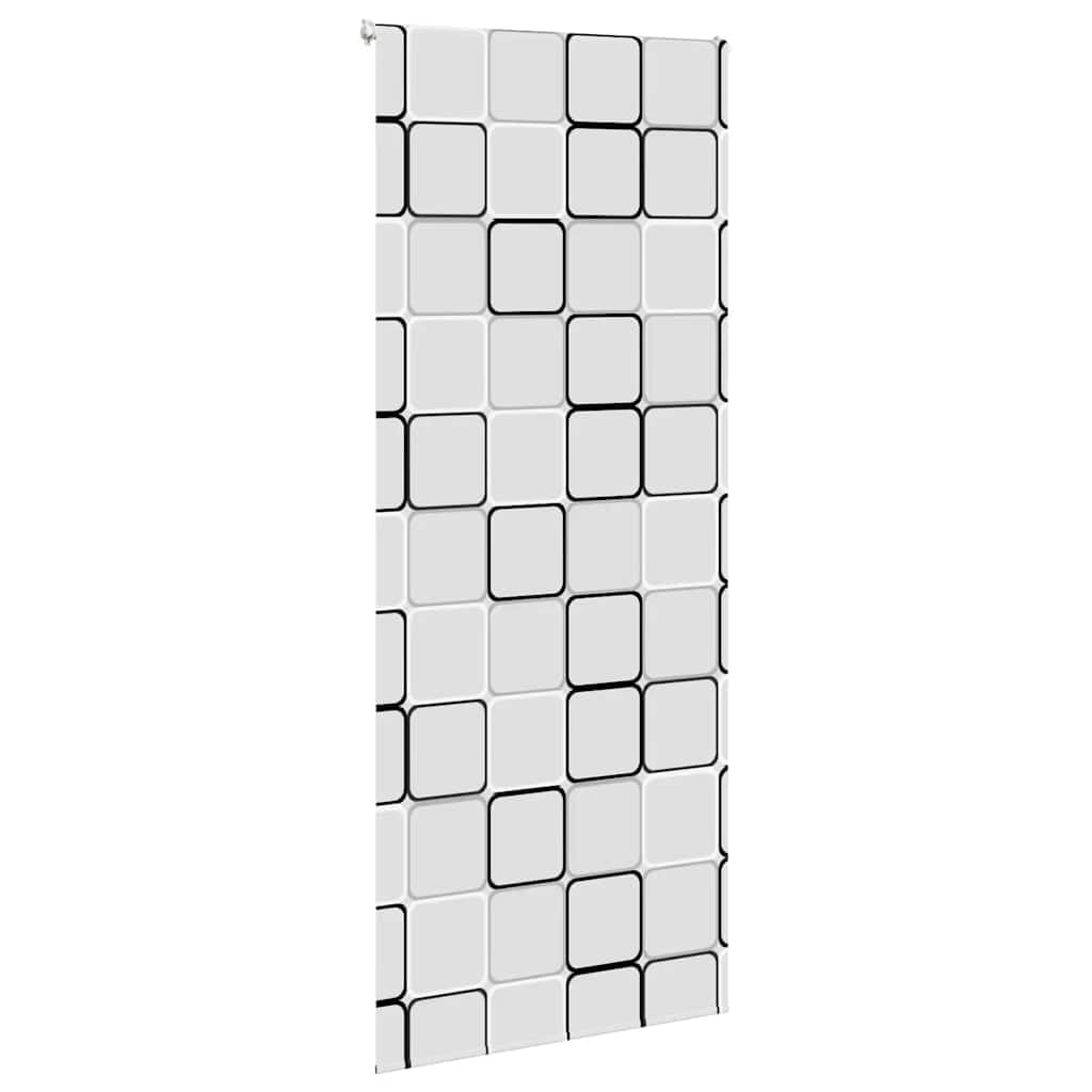 Store de Douche 90 x 240 cm, PEVA Imperméable, Rideau Douche, Intimité Renforcée, Montage Facile, Idéal pour Salle de Bain, Carré
