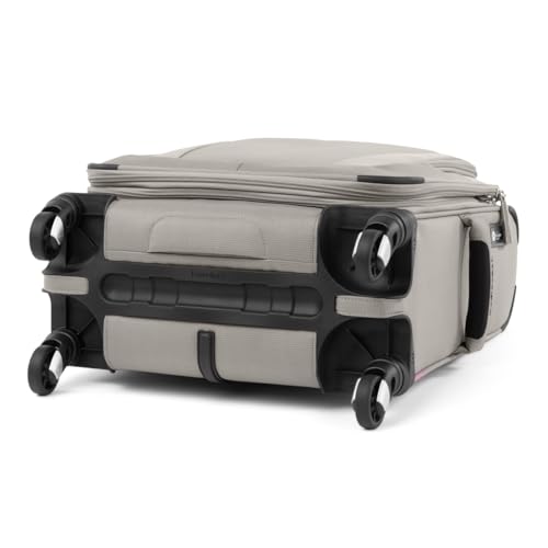 Image of Travelpro Maxlite 5 Softside Expandable Carry on Luggage with 4 Spinner Wheels, Lightweight Suitcase, Men and Women, International, Champagne, Carry on 19-Inch