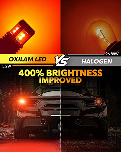 image for OXILAM 1157 LED Bulbs Brake Lights 3000 Lumens Extremely Bright 2057 7