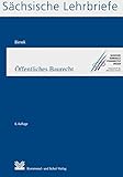  Öffentliches Baurecht (SL 11): Sächsische Lehrbriefe