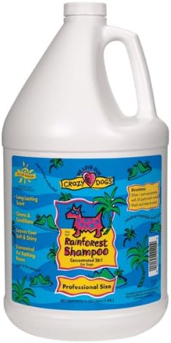 Crazy Dog Shampoo, Rainforest, 1-Gallon