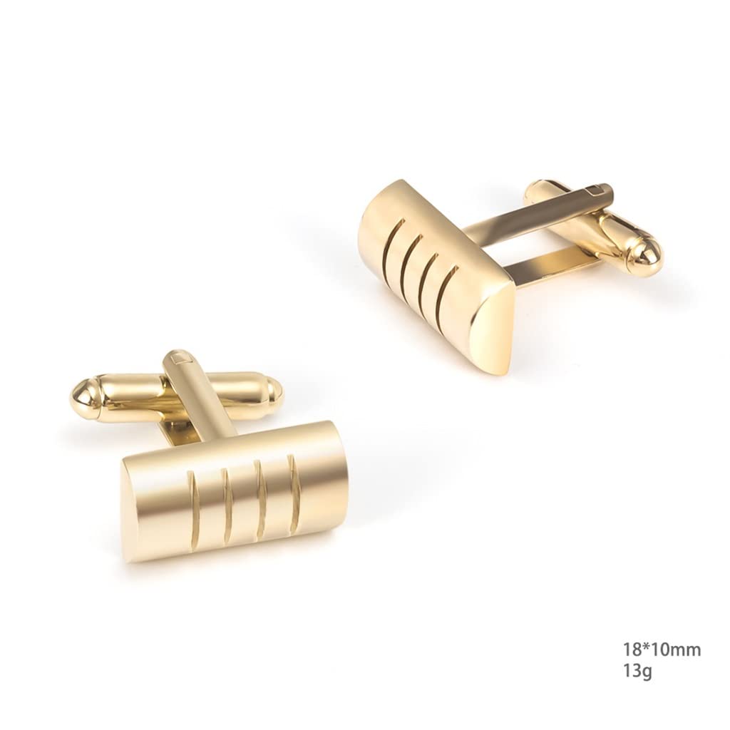RWRAPS Französische Manschettenknöpfe für Herren, Krawattennadeln, Schmuckbarren-Manschettenknöpfe, Krawattenklammer-Set, Business-Nadeln (zufällig 1)