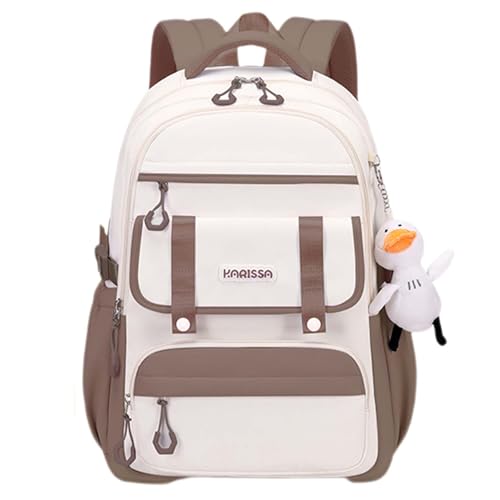 MININAI Womens Girls Backpack for School Cute Aesthetic Large Laptop Backpack Kawaii Preppy Teen Kids Bookbag Travel Daypack (Khaki, S) MININAI Womens Girls Backpack for School Cute Aesthetic Large Laptop Backpack Kawaii Preppy Teen Kids Bookbag Travel Daypack (Khaki, S)