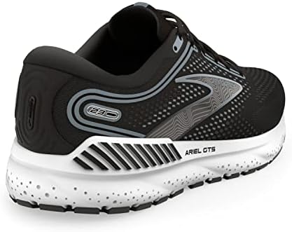 Brooks Women’s Ariel GTS 23 Supportive Running Shoe - Black/Grey/White - 10 Medium | Image 3