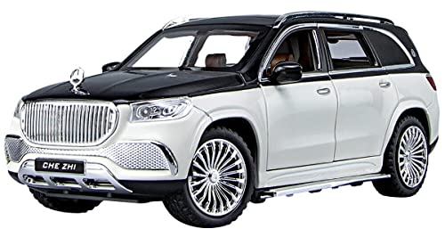 Image of 1:24 Scale Die-Cast Mayybachh GLS【Large】 with 6 Openable Doors,Pull Back Action,Working Lights & Working Horn【Colors as Per Stock】【Pack of 1】
