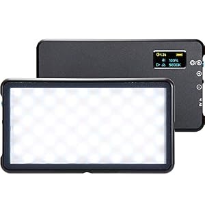 Lume Cube Bicolor Mountable LED Light for Professional DSLR Cameras, Adjustable Panel Go, Intelligent LCD Display…