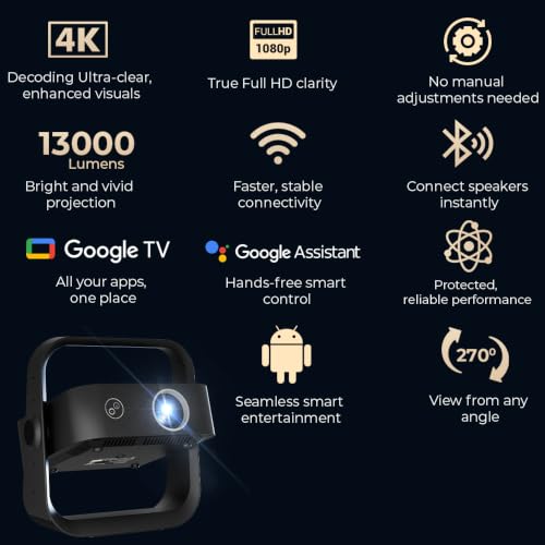 WZATCO Yuva Go Ultra 4K Projector - Image 3