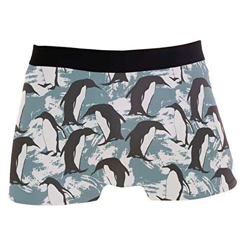 ZZKKO Jungle Monkey Mens Boxer Briefs Underwear Breathable Stretch Boxer Trunk with Pouch S-XL