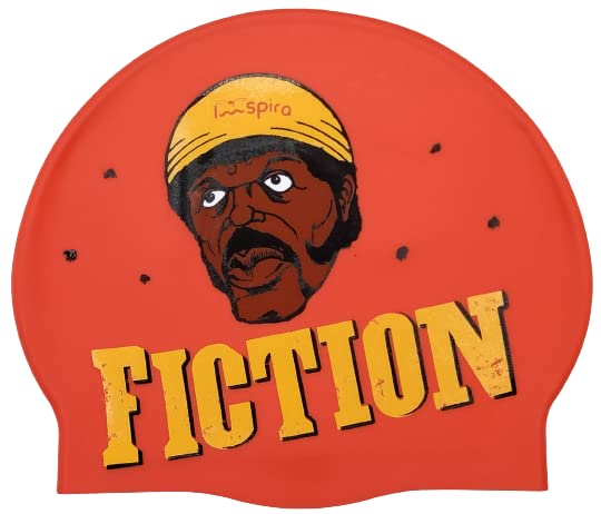 Pool Fiction Silicone Swimming Cap, Multicoloured with ceramic effect - Image 3