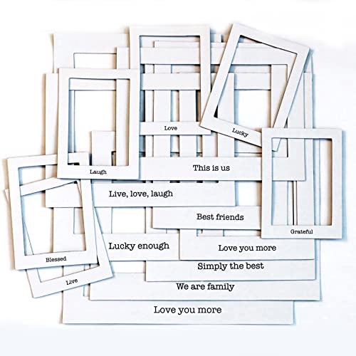 Popular Quotes Magnetic Photo Picture Frame Set For Refrigerator|Fridge Magnets |Variety Pack| 5X7, 4X6 Inches And Wallet Standard Size #TOP3