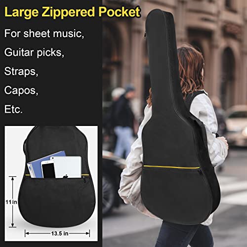 Housse de protection rembourrée imperméable pour guitare acoustique de 99,1 cm, 101,6 cm, 104,1 cm, avec poche et… - Les Beatles, Paul McCartney, John Lennon, RIngo Starr, George Harrison Housse de protection rembourrée imperméable pour guitare acoustique de 99,1 cm, 101,6 cm, 104,1 cm, avec poche et… – Image 7