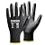 KAYGO Work Gloves Nitrile Coated, 12 Pairs KG12N?Seamless Knit, Protective Safety Work Gloves with Good Grip for General Work,Black,L