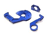  Integy RC Model CNC Machined Motor Mount Set Designed for Vaterra Twin Hammers 1.9 Rock Racer