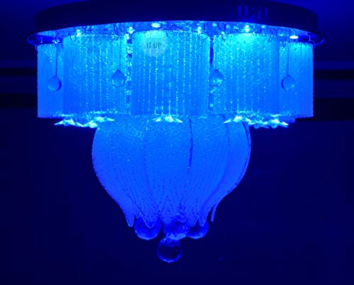 Image of Prop It Up LED Chandelier, White, Round