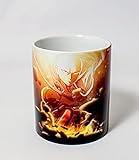 taza one punch man Material de alta calidad: la cerámica blanca duradera con un mango antideslizante da a una taza de café clásica algo especial. Apta para microondas y lavavajillas.
