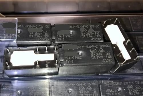 Relé 12VDC 881H-1CH-FC de 8 pines y 20A de alta capacidad
