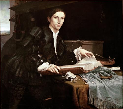 Tableau bureau portrait d'un gentleman pour salon élégant