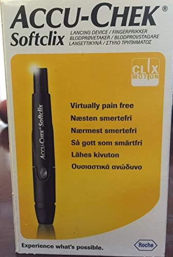 Accu-Chek Softclix Lancetador Preto c/ 25 Lancetas