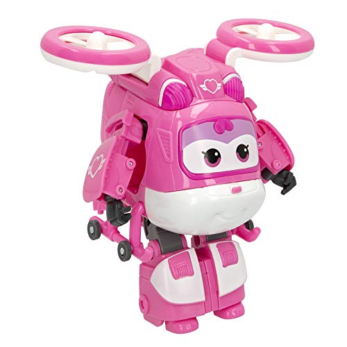 ColorBaby Super Wings, Dizzy Super Charge, Avión Transformable Juguete, Juguetes para niños 3 años, Robot transformable (75875)