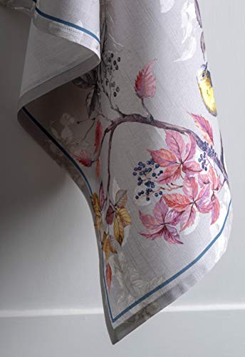 Maison D' Hermine Dish Cloth 100% Cotton Kitchen Towel Multi-Purpose Bar Towel For Gifts, Home, Wedding, Restaurant, Buffet Party, Equinoxe - Grey - Thanksgiving/Christmas (Set Of 3) #TOP6